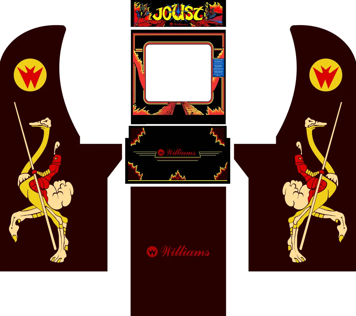 Arcade1up - Joust Art 1
