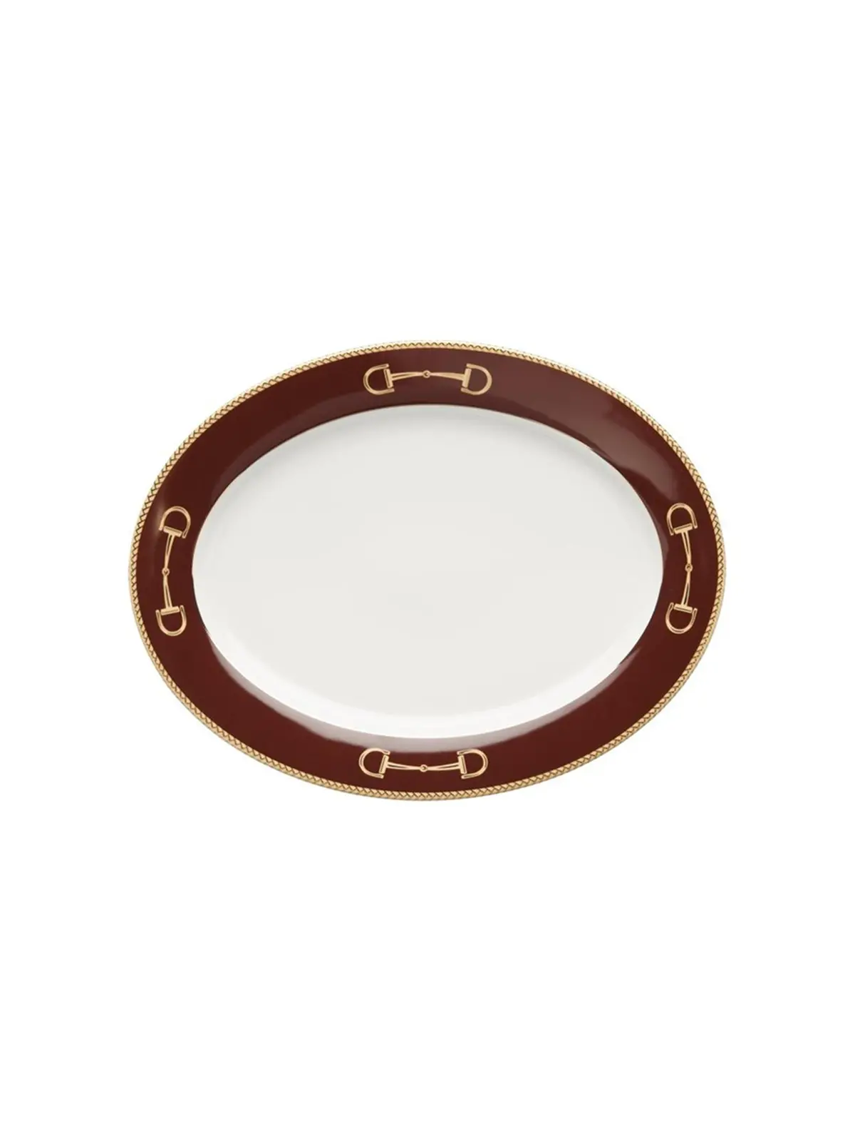 Weston Table Julie Wear Cheval Chestnut Brown Platter 1
