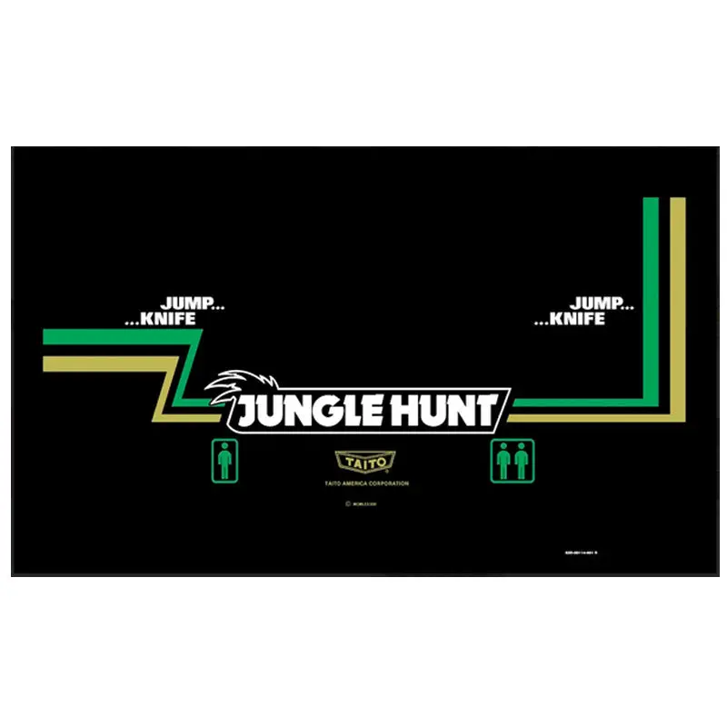 Jungle Hunt Cpo - Control Panel Overlay - Premium 3M Vinyl 1