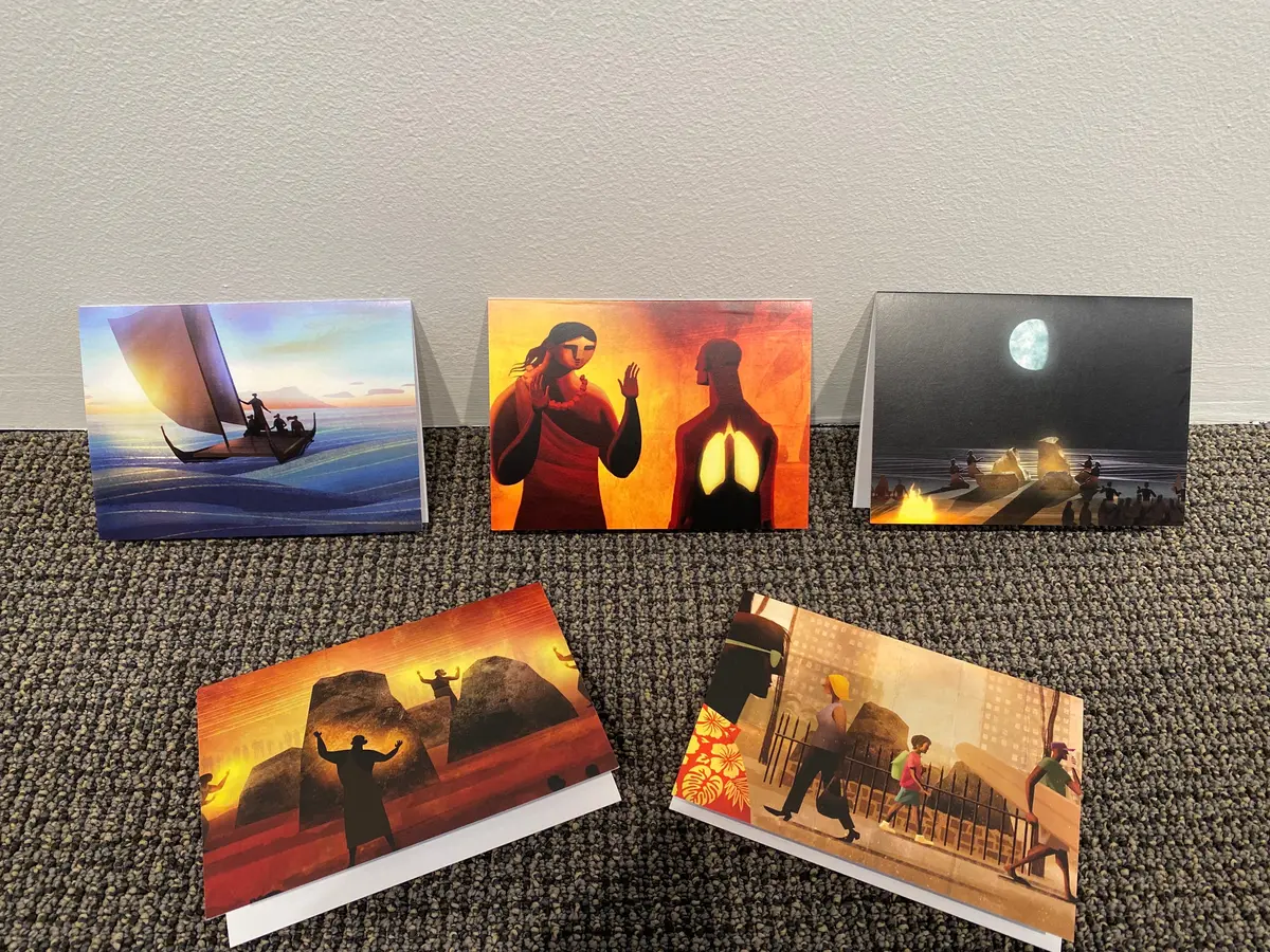 Kapaemahu Blank Card Set 1