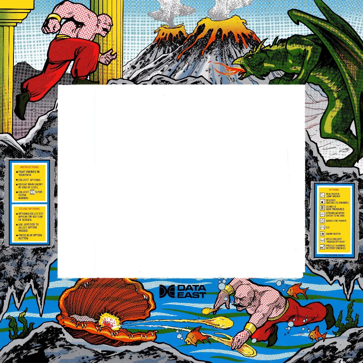 Karnov Arcade Bezel 1