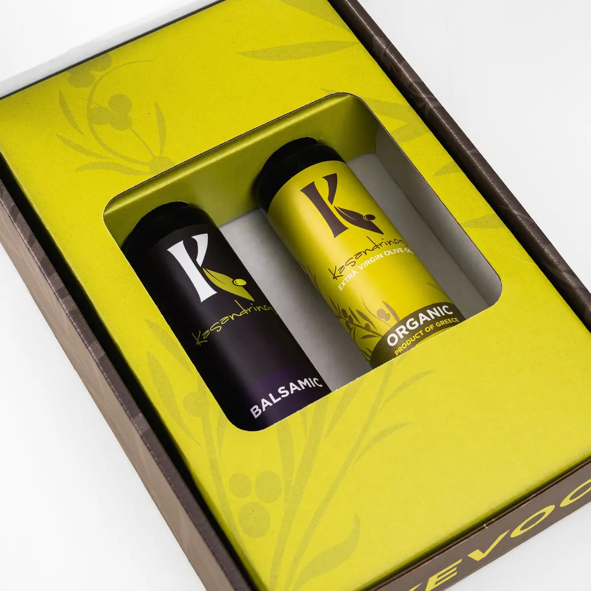 Kasandrinos International Gift Box - Organic Evoo & Vinegar 1