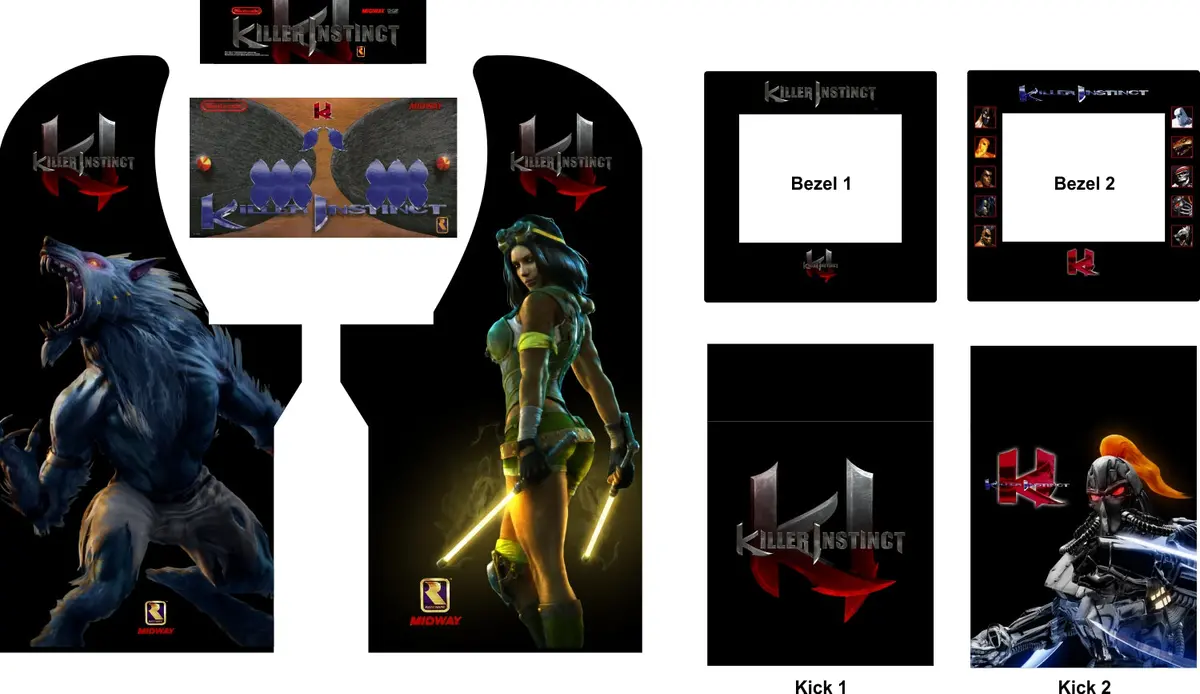 Arcade1up - Killer Instinct Art (V2) 1