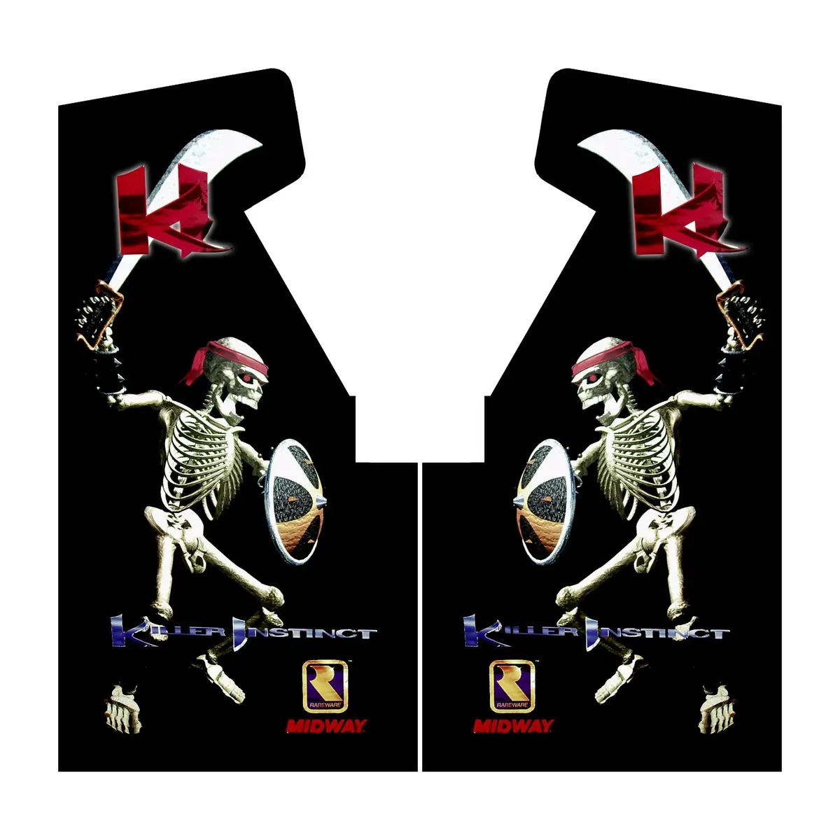 Killer Instinct Side Art Decals 1