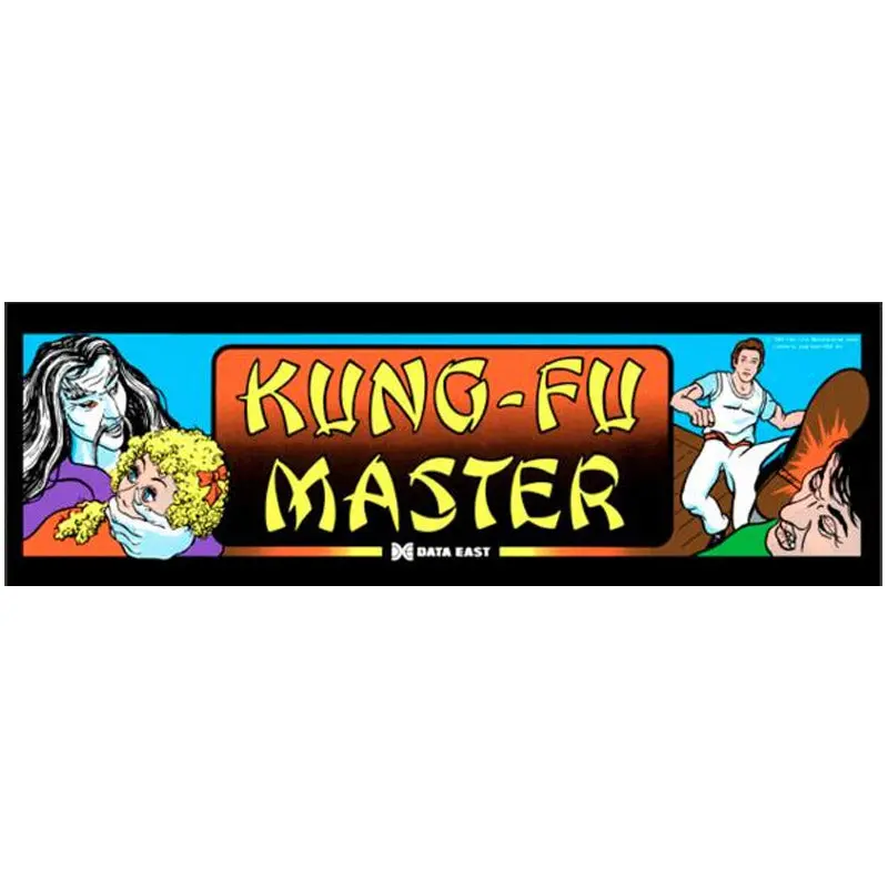 Kung-Fu Master Arcade Marquee 1