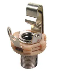 Switchcraft L12a Long Thread Shorting Jack - 1/4" Female 1