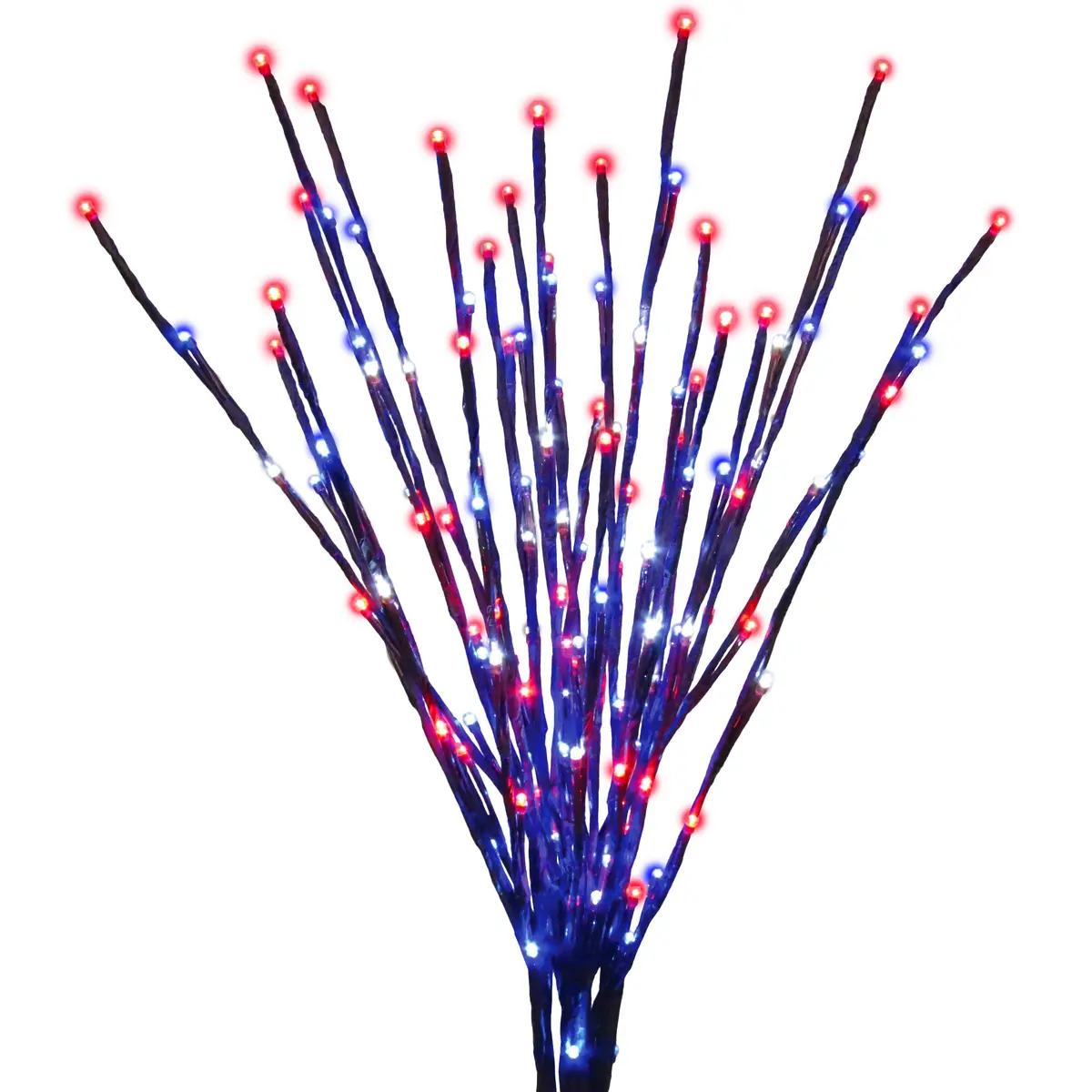36" Twinkling Led Patriotic Light Burst Ground Stake 2