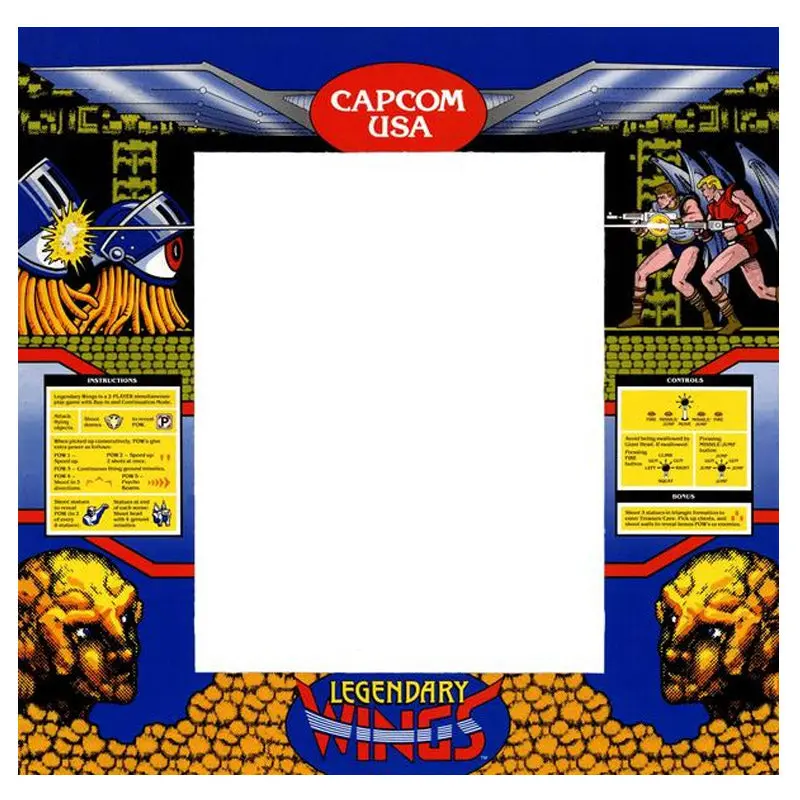Legendary Wings Arcade Bezel 1