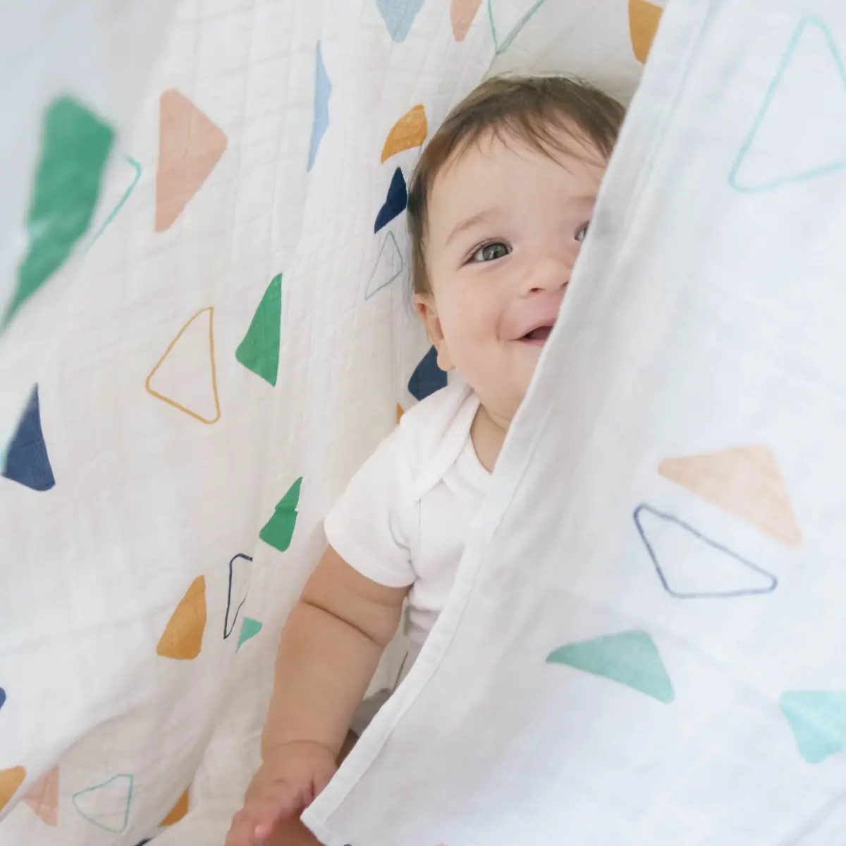 Smartbaby Decor Ready For Color Organic Cotton Muslin Blanket 1
