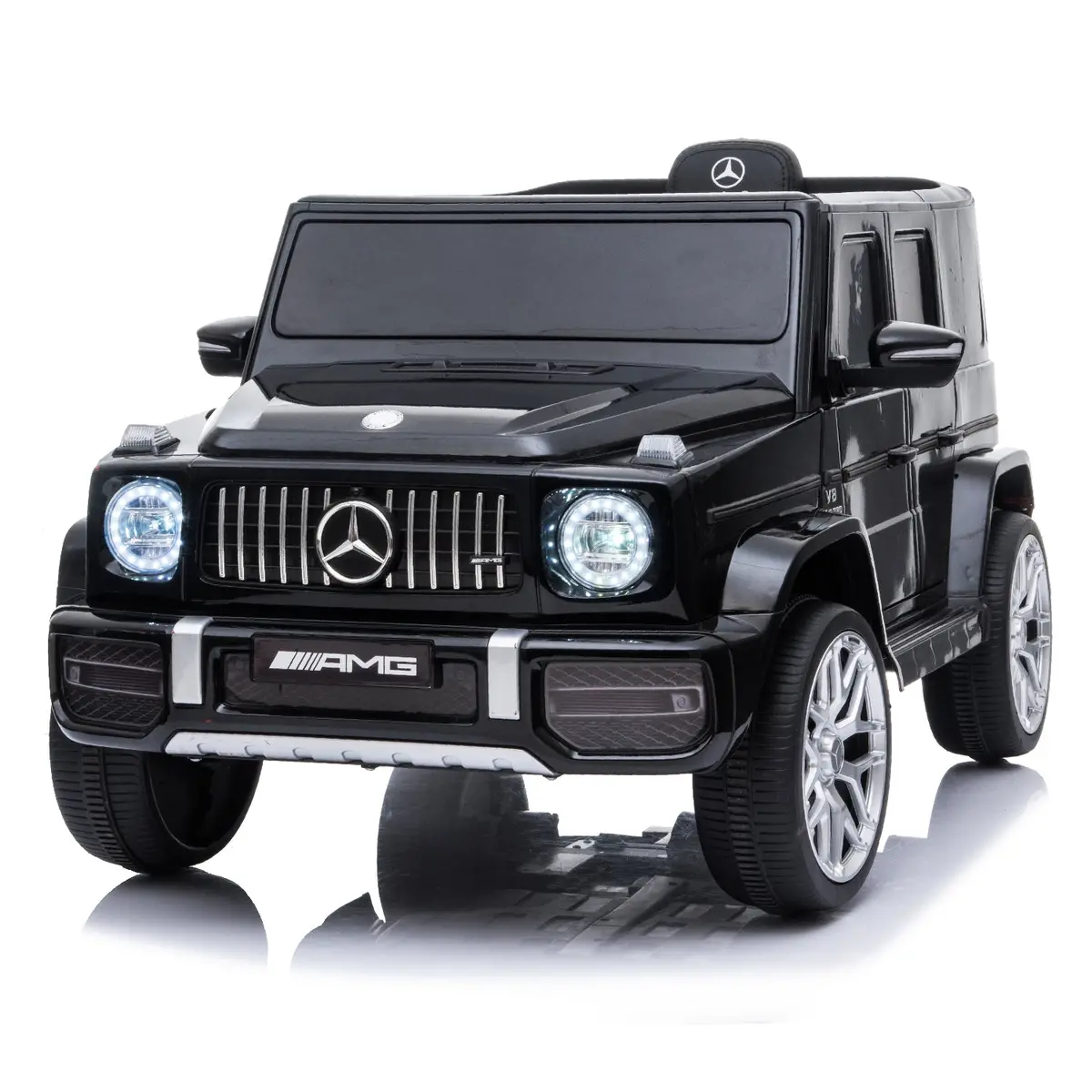 Mercedes-Benz Amg G63 12V Ride On Car With Remote Control And Leather Seat, Licensed 1