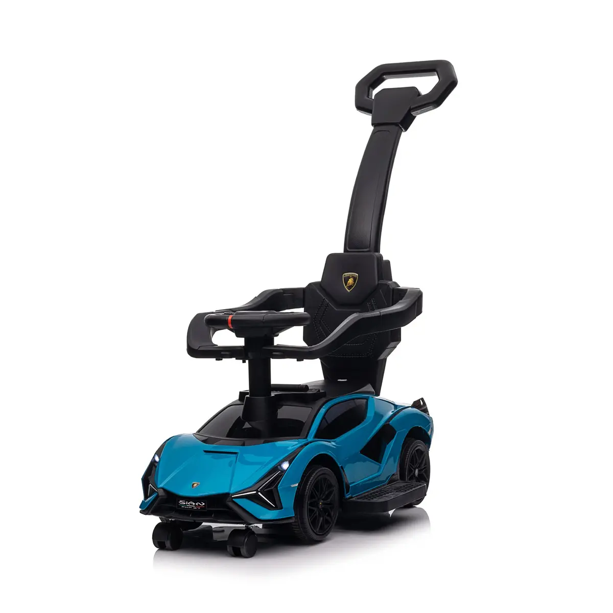 Lamborghini Sian Push Car Pedal Ride On Car With Music And Lights, Licensed 2