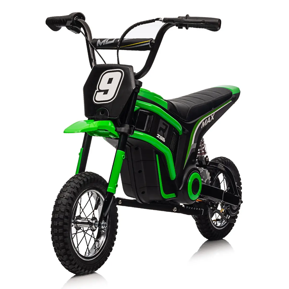 Upgraded Electric Dirt Bike For Kids, 24V 350W Motor, Max 24Km/H Hand Accelerator And Brake Lever, 12" Air Tyre With Suspension, Electric Motorcycle Ride-On Car For Kids 2