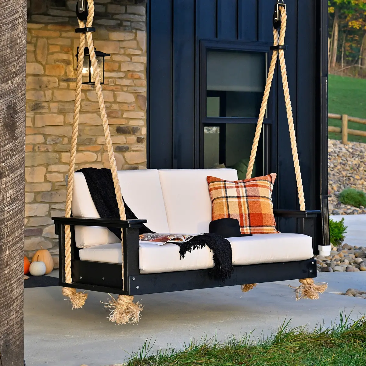 Lanai Deep Seating Loveseat Swing From Luxcraft 1