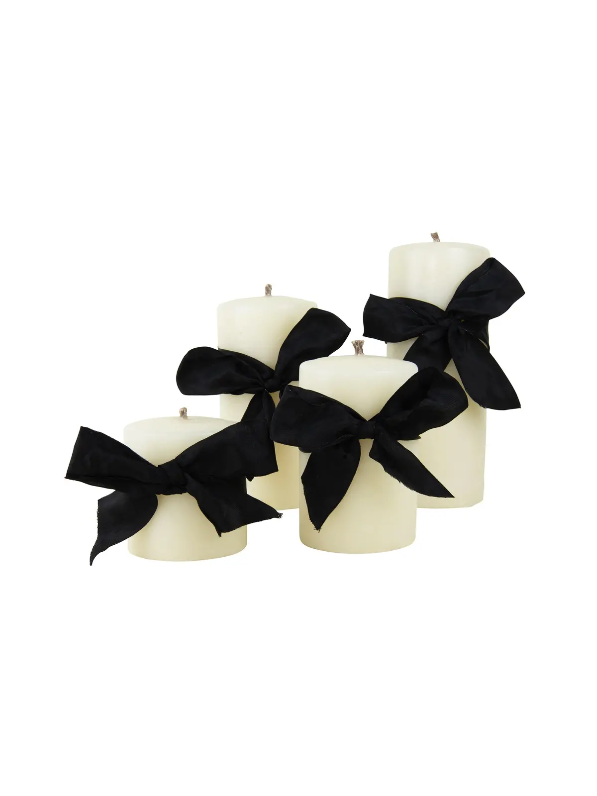 Weston Table 4-Inch Beeswax Pillar Candle with Smooth Finish