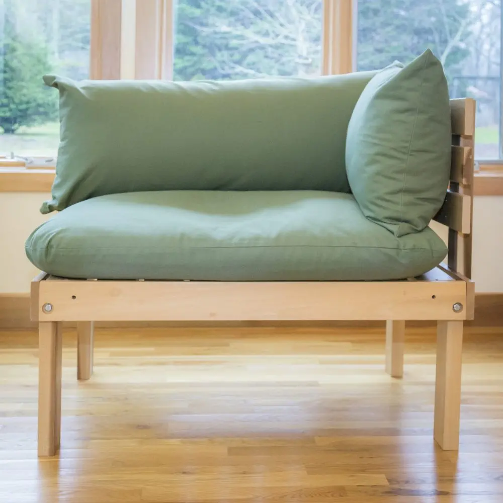 Carolina Morning Eco Square Cushion 1