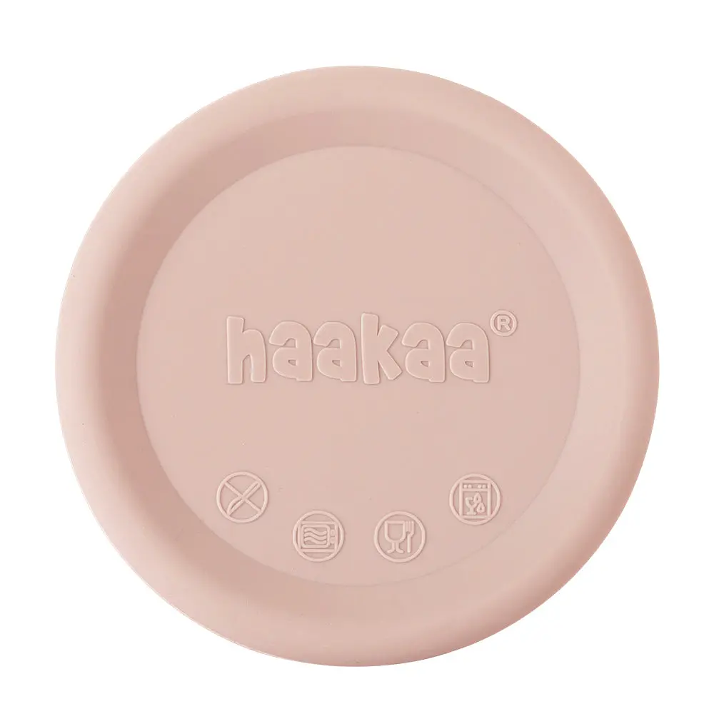 Haakaa Silicone Breast Pump Lid (1 Pk) - Blush 1