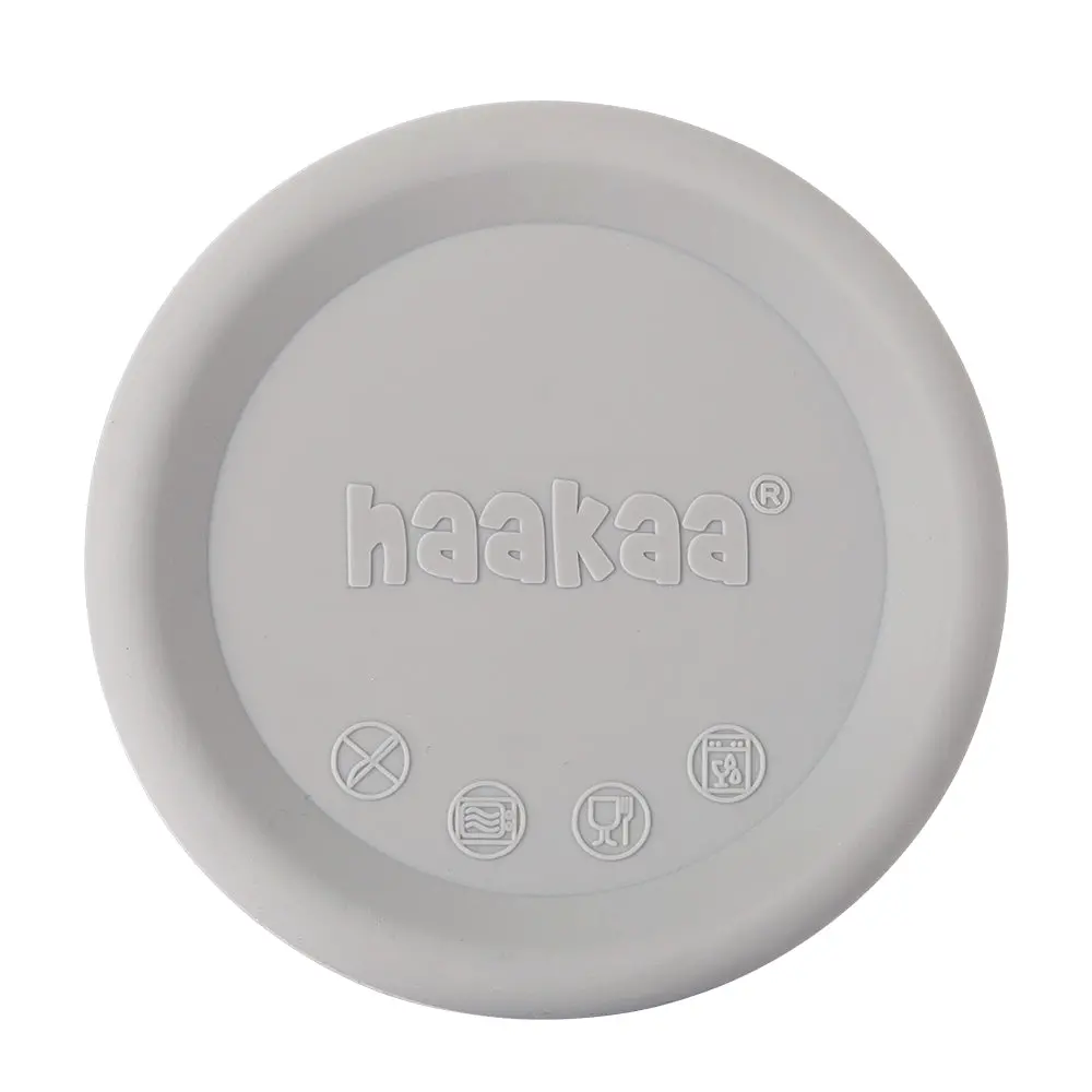 Haakaa Silicone Breast Pump Lid - Grey 1