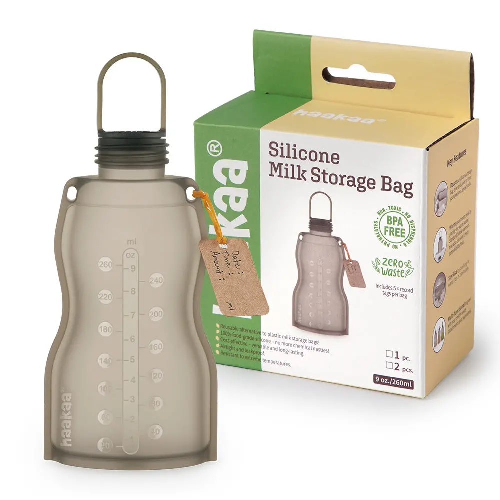Haakaa Silicone Milk Storage Bag (9Oz/260Ml) 1