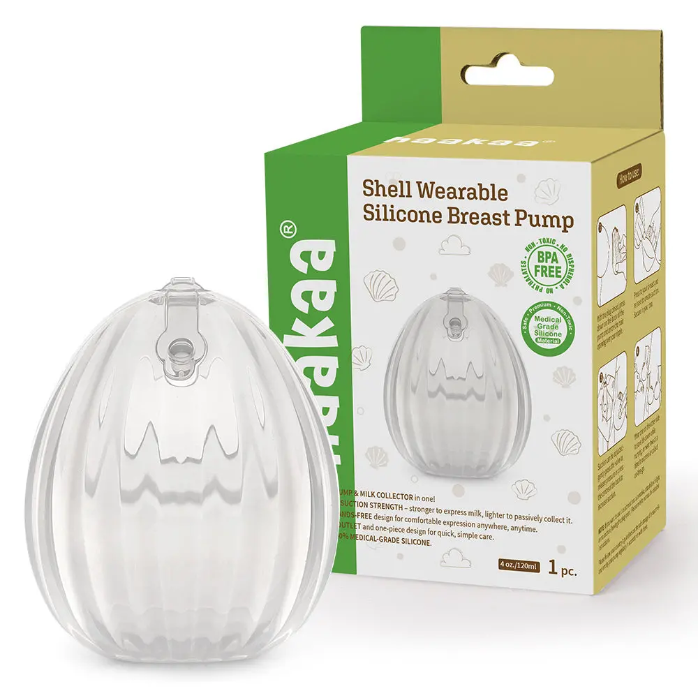 Haakaa Shell Wearable Silicone Breast Pump 4