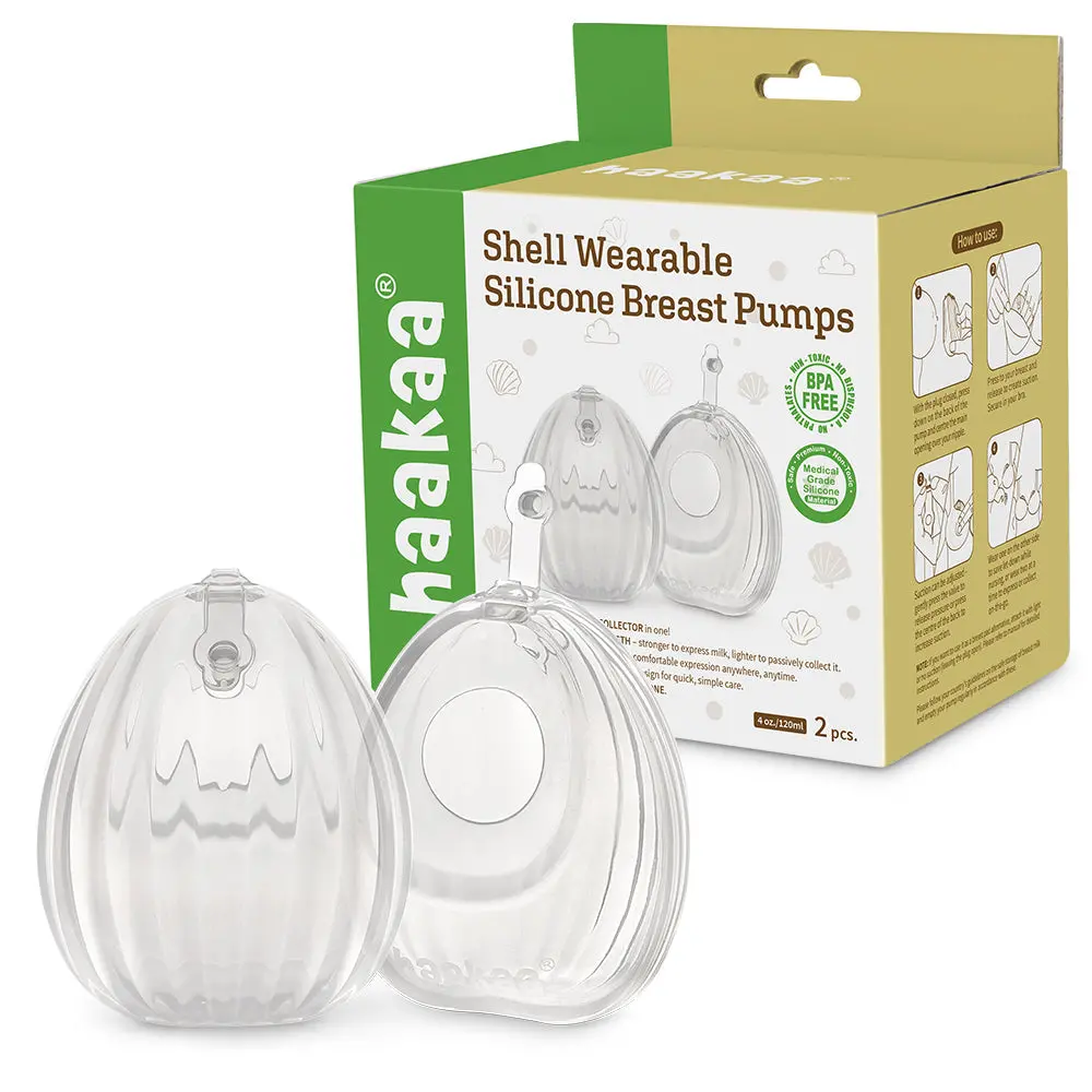 Haakaa Shell Wearable Silicone Breast Pump 5