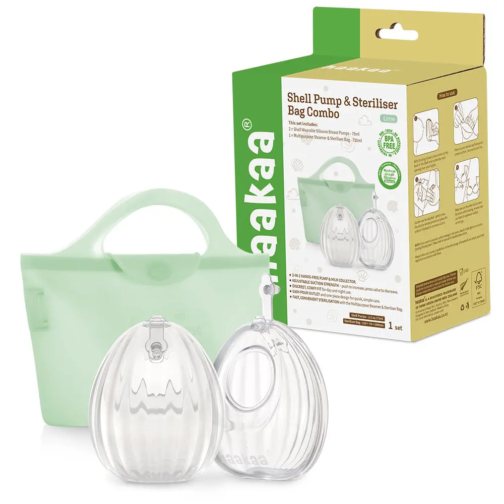 Haakaa Shell Wearable Silicone Breast Pump 3