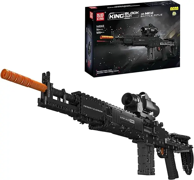 Mouldking 14026S Mk14 Rifle Toy Brick 1