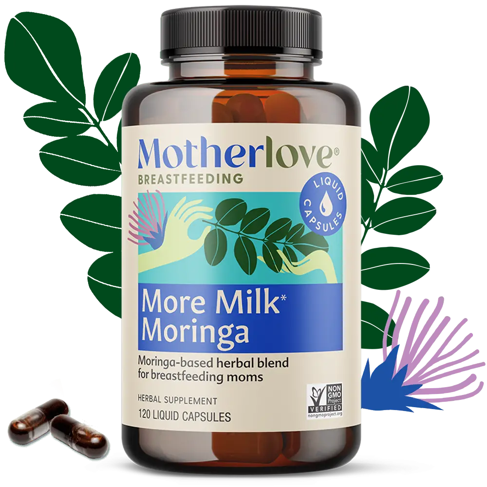 Motherlove Herbal Company More Milk® Moringa - Liquid Capsules 2