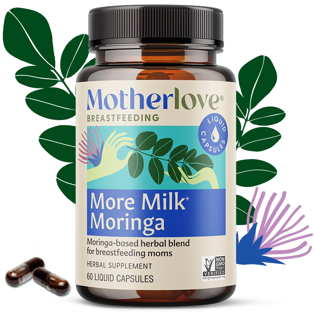 Motherlove Herbal Company More Milk® Moringa - Liquid Capsules 1