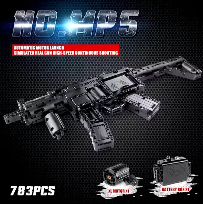 Mouldking 14001 Mp5 Submachine Gun Toy Brick 2