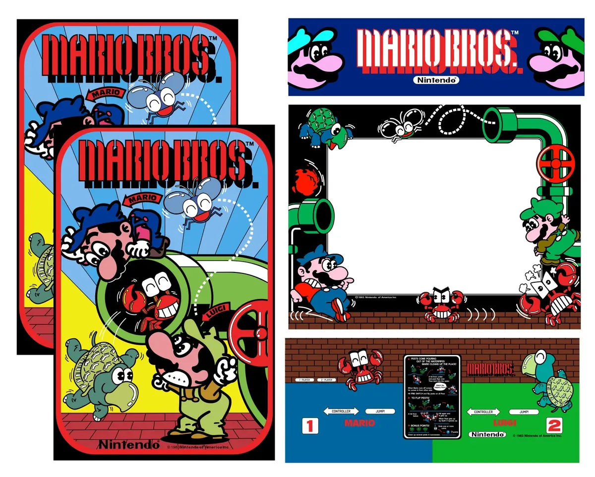 Mario Bros Wide Body Complete Restoration Kit 2