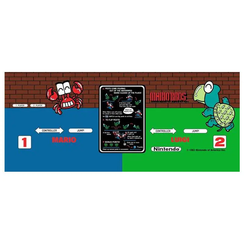 Mario Brothers Cpo - Control Panel Overlay - Mario Bros Cpo 1