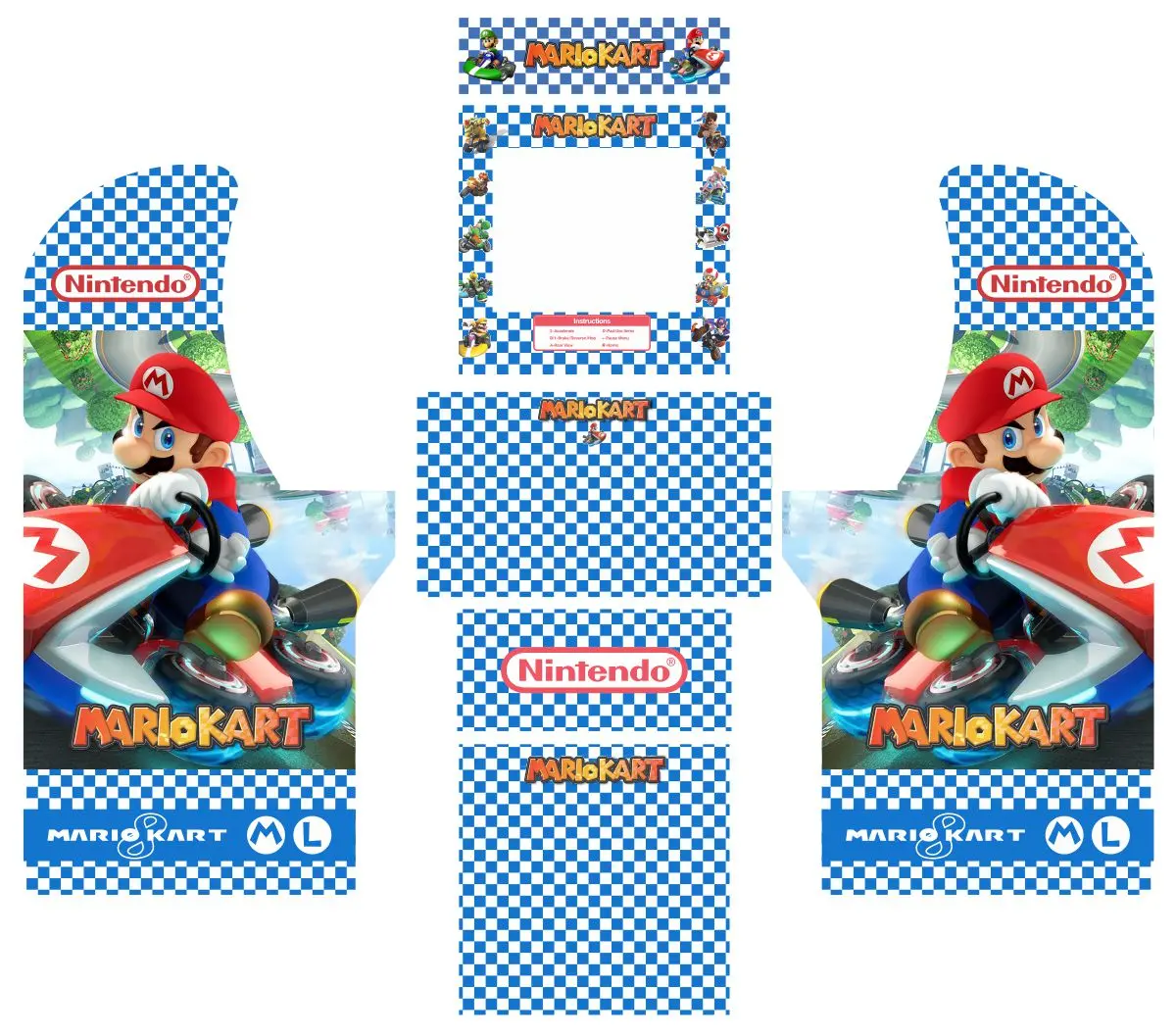 Arcade1up - Mario Kart Art 1