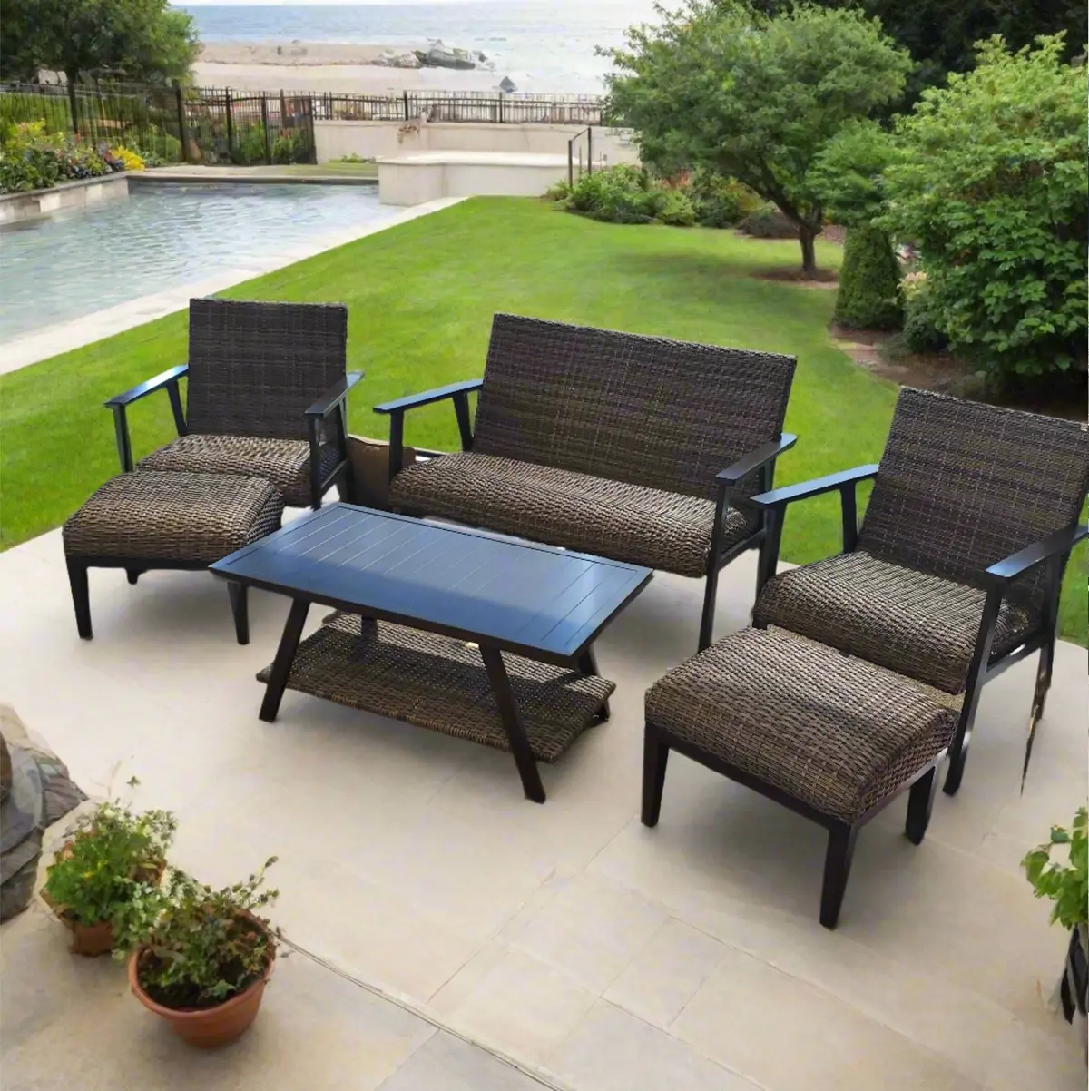 Maui 6-Piece Deep Seating Group 1