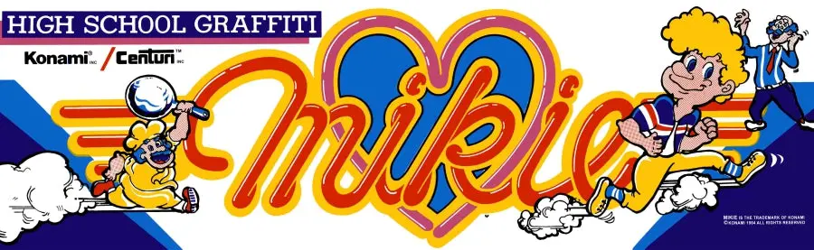 Mikie Arcade Marquee 1