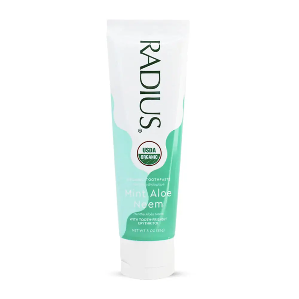 Radius Usda Organic Mint Aloe Neem Toothpaste 1
