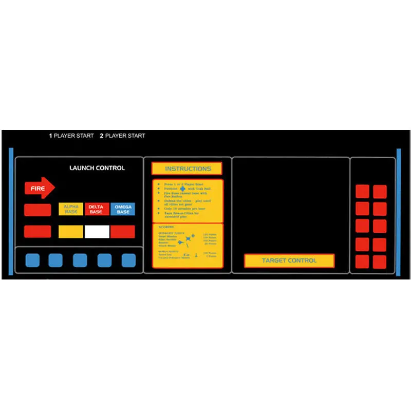 Missile Command Cpo - Control Panel Overlay 1