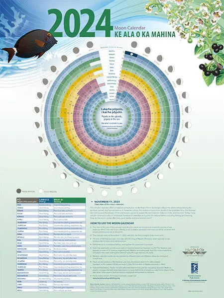 Ke Ala O Ka Mahina Moon Calendar 2024 1