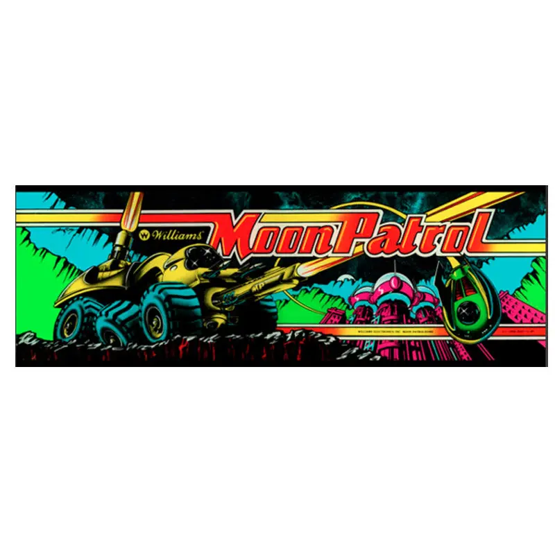 Moon Patrol Arcade Marquee 1
