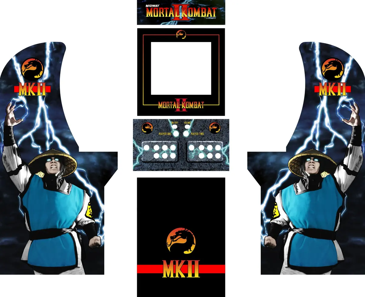 Arcade1up - Mortal Kombat Ii 2 Mk Art 1