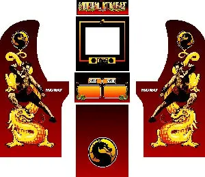 Arcade1up - Mortal Kombat Mk1 Art 1