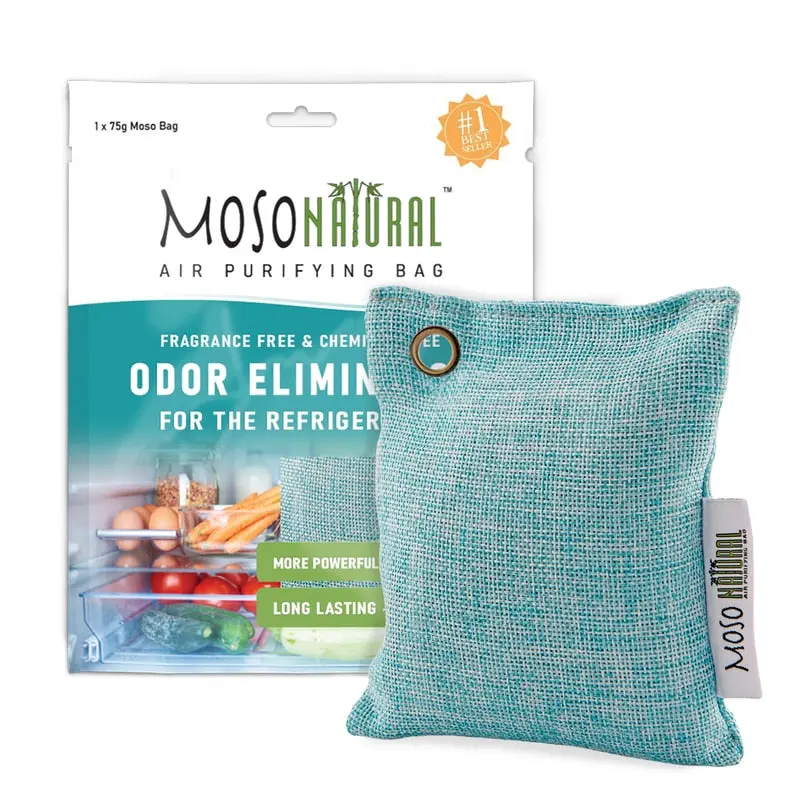 Moso Natural Air Purifier, Filter & Freshener - Fridge Odor Eliminator 1