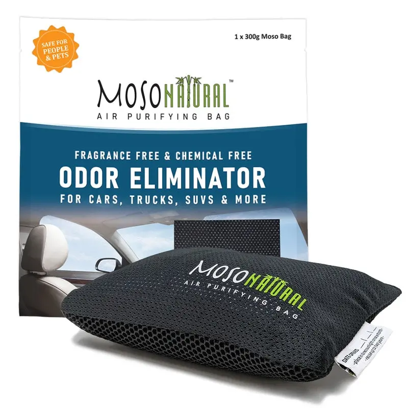 Moso Natural Air Freshener, Filter & Purifier - Car Odor Eliminator 1