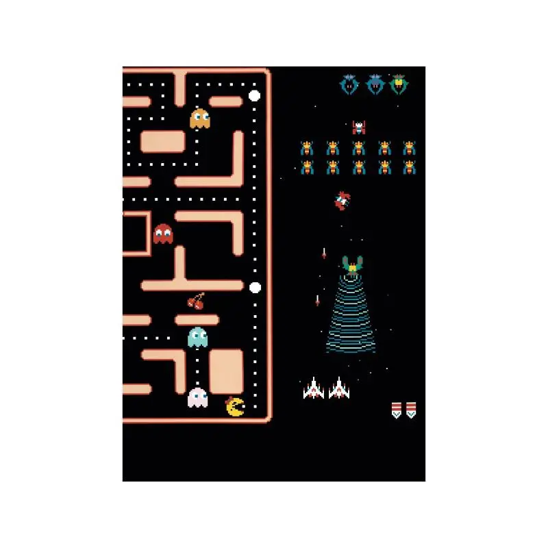 Ms. Pac-Man / Galaga 20 Year Reunion Kickplate Decal 1