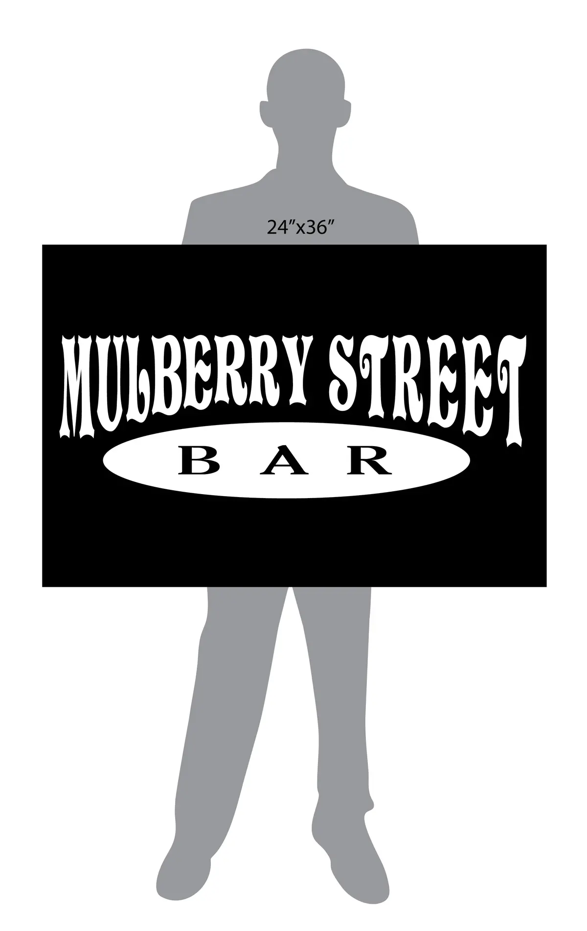 Mulberry Street Bar Sopranos Sign 3
