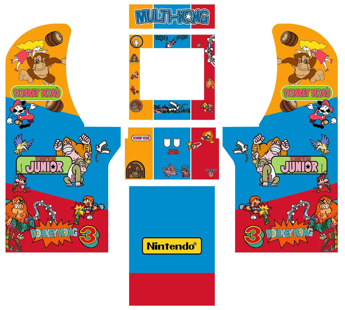 Arcade1up - Multi-Kong Art 1