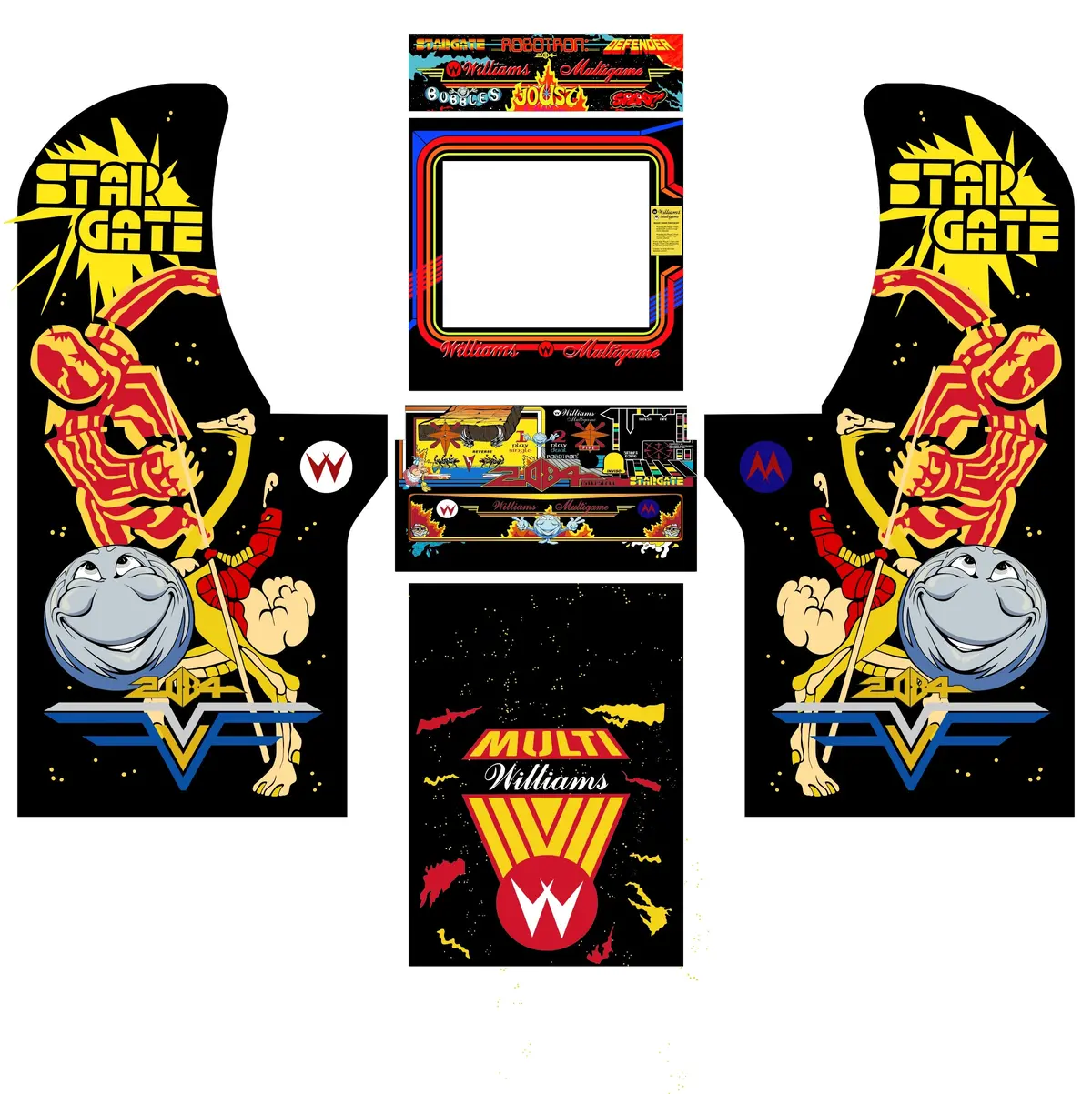 Arcade1up - Williams Multicade Art 1