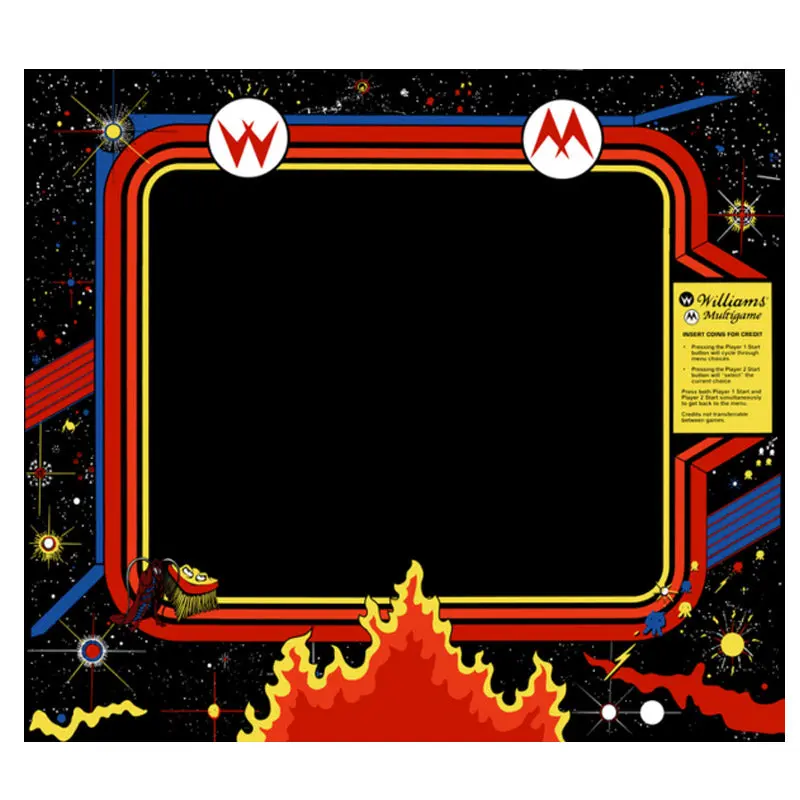 Multi-Williams Multicade Arcade Bezel 1