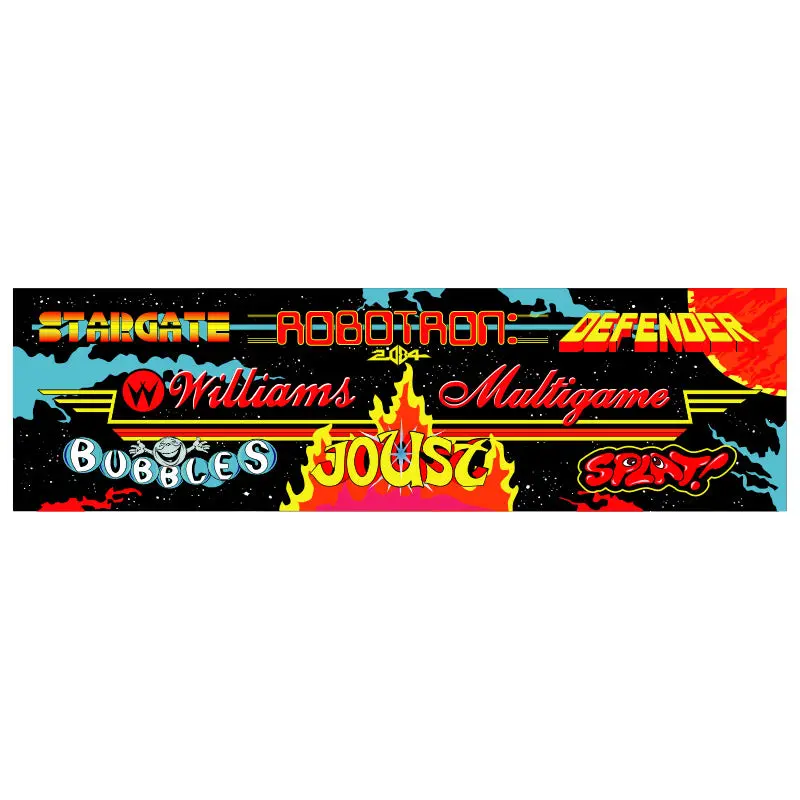 Multi-Williams Multicade Arcade Marquee 1