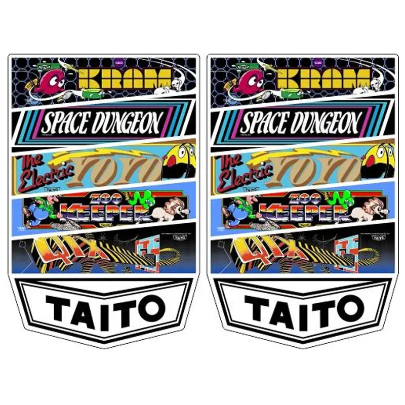 Multi Taito Multicade Side Art Decals 1