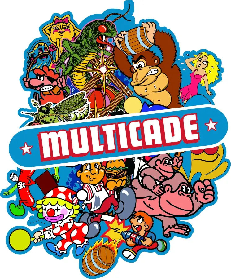 Arcade Multicade Side Art (Choose Color) 2